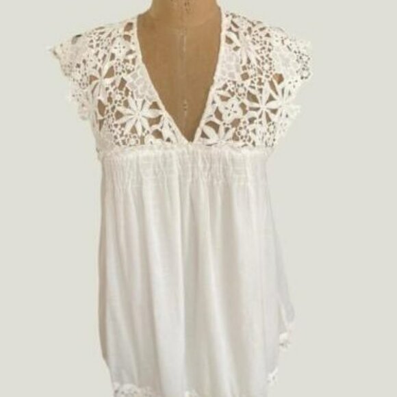 Lace Top by LOVE, Johnny Was - Picture 2 of 11